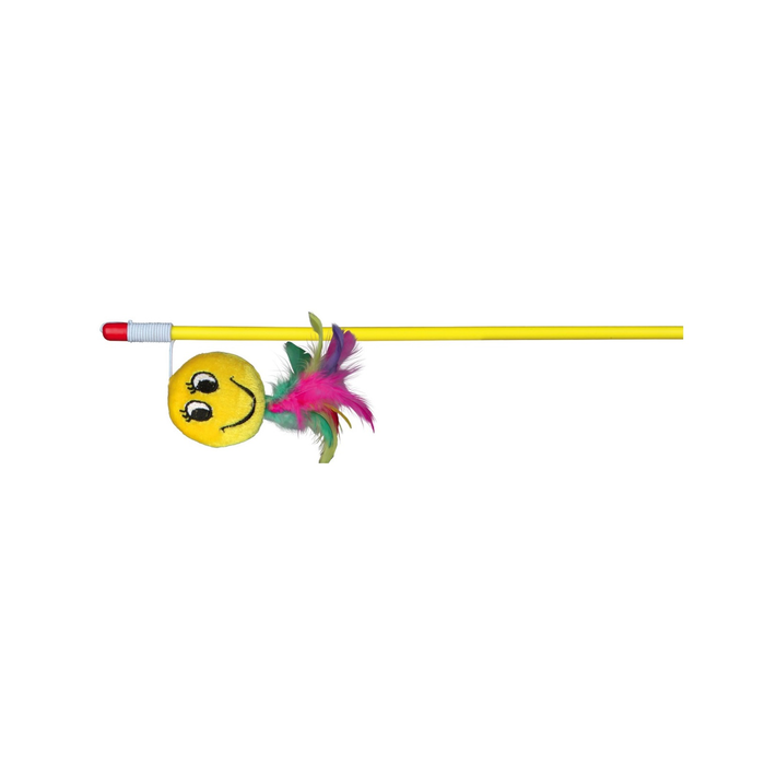 Игрушка для кошек Trixie Удочка с игрушкой 50 см (плюш, цвета в ассортименте) - masterzoo.ua
