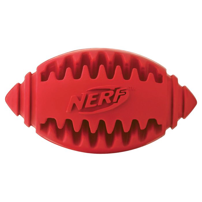 Іграшка для собак Nerf М'яч регбі 6 см (гума) - masterzoo.ua