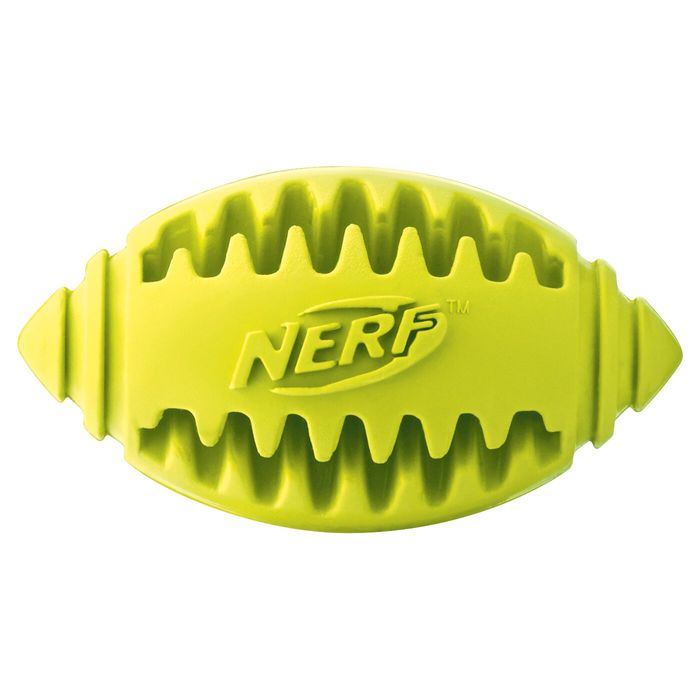 Игрушка для собак Nerf Мяч регби 6 см (резина) - masterzoo.ua
