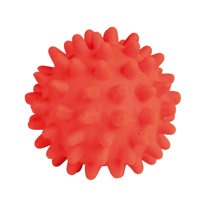 Игрушка для собак Trixie Мяч игольчатый с пищалкой d=6 см (латекс, цвета в ассортименте) - masterzoo.ua