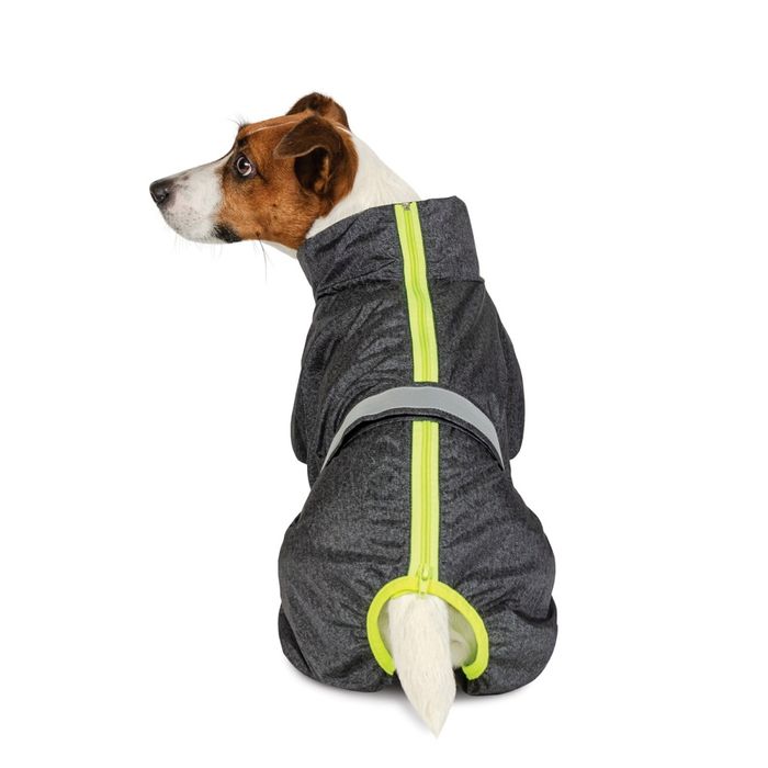 Комбинезон для собак Pet Fashion «Rain» 4-XL (серый) - masterzoo.ua