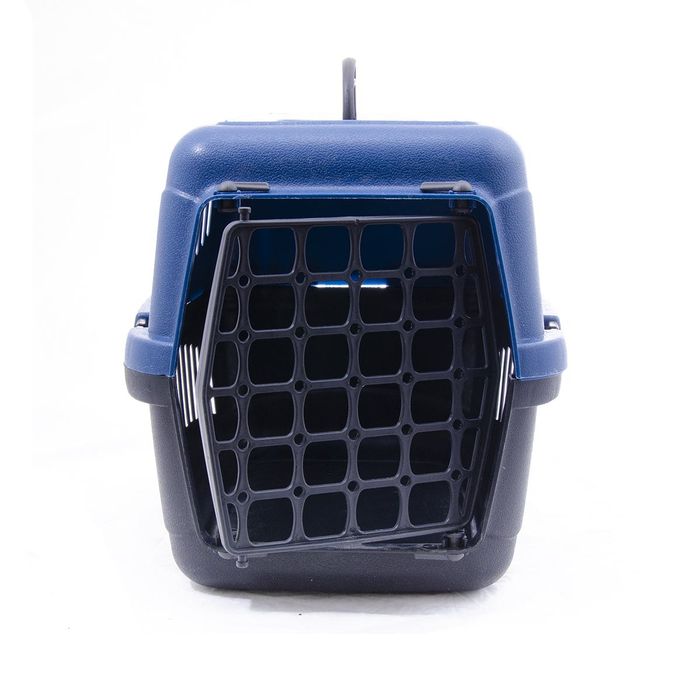 Контейнер-переноска для собак и котов весом до 6 кг SG 48 x 32 x 32 см (синяя) - masterzoo.ua