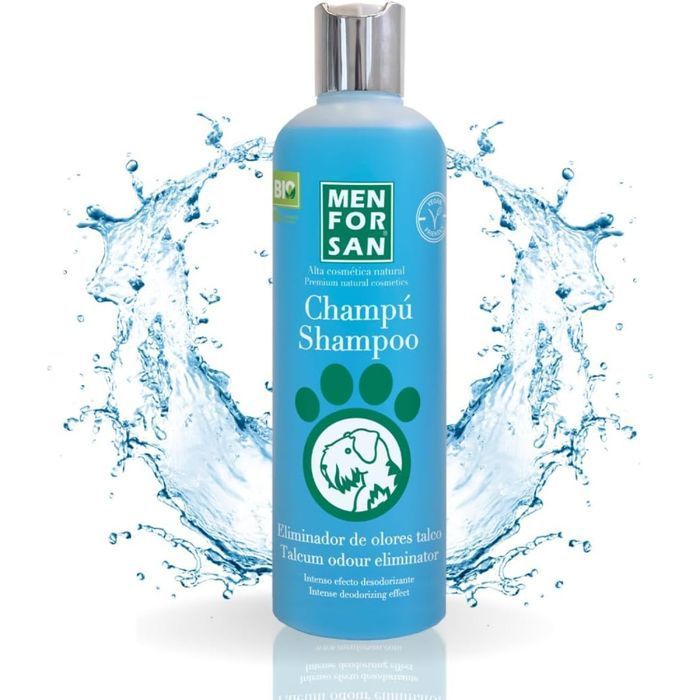 Menforsan Talcum Odour Eliminator шампунь для собак 300 мл - тальк - masterzoo.ua