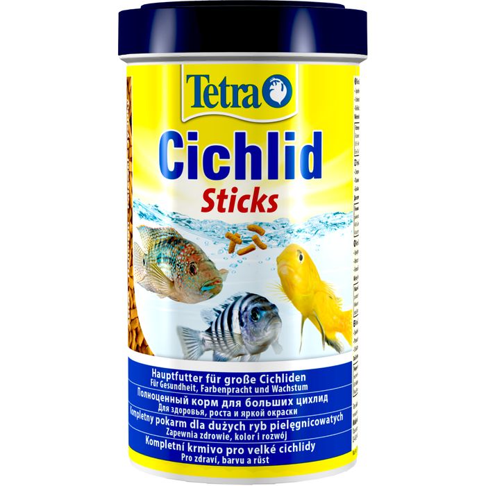Сухий корм для акваріумних риб Tetra в паличках «Cichlid Sticks» 500 мл (для всіх цихлід) - masterzoo.ua