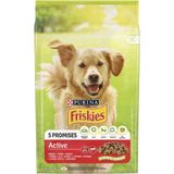 Сухий корм для дорослих собак Friskies Active 10 кг (яловичина)