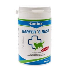 Витаминно-минеральный комплекс для кошек Canina «Barfers Best» при натуральном кормлении, порошок 180 г (витамины и минералы) - masterzoo.ua