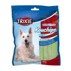 Лакомство для собак Trixie Пластинки для чистки зубов со спирулиной Denta Fun 100 г - masterzoo.ua