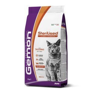Сухий корм для котів Gemon Sterilised 2 кг - індичка - masterzoo.ua