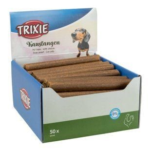 Ласощі для собак Trixie Chewing Stick 50 шт х 65 г - курка та рис - masterzoo.ua