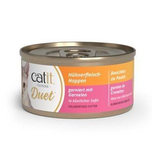 Влажный корм для кошек Catit Cuisine Duet 75 г - курица и креветки - masterzoo.ua