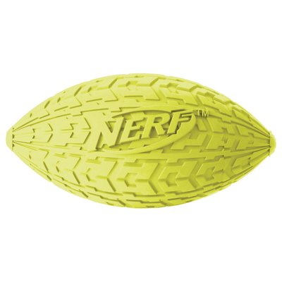 Іграшка для собак Nerf М'яч регбі з пискавкою 10 см (гума) - masterzoo.ua