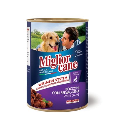 Влажный корм для собак Migliorcane 405 г (дичь) - masterzoo.ua