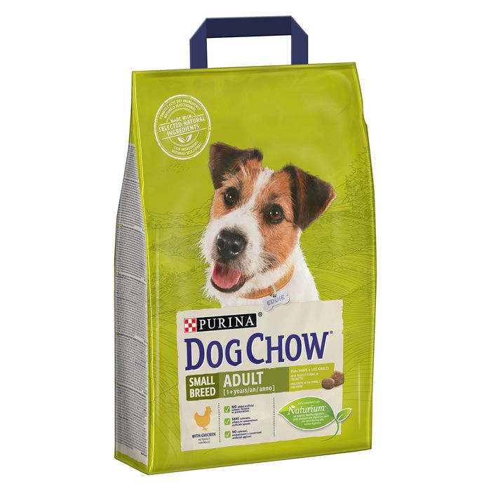 Сухий корм для дорослих собак дрібних порід Dog Chow Adult Small Breed Chicken 2,5 кг (курка) - masterzoo.ua