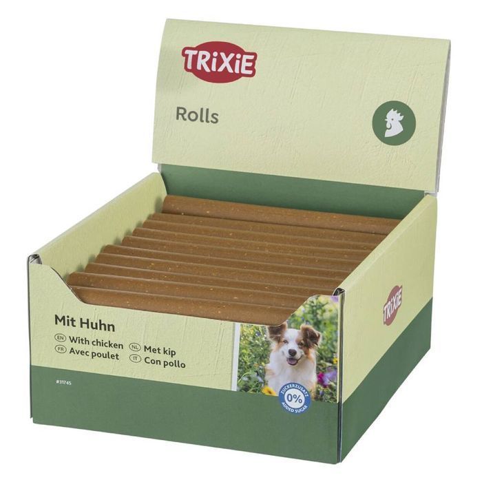 Ласощі для собак Trixie Chewing Stick 50 шт х 65 г - курка та рис - masterzoo.ua