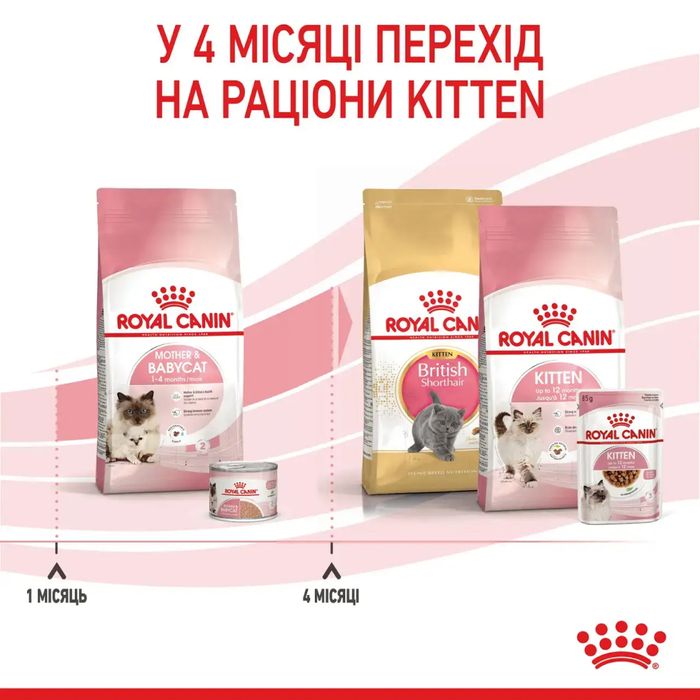Сухий корм для кошенят Royal Canin Mother & Babycat 2 кг + контейнер у подарунок - домашня птиця - masterzoo.ua