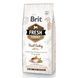 Cухой корм для собак Brit Fresh Fit & Slim 12 кг - индейка и горох