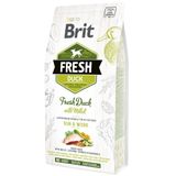 Сухой корм для активных собак всех пород Brit Fresh Duck with Millet 2,5 кг (утка)