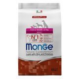 Cухий корм для собак Monge Extra Small Adult 800 г - ягня, рис та картопля - masterzoo.ua