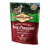 Сухий корм для виведення шерсті у котів Carnilove Cat Duck & Pheasant - Hairball Controll 400 г - качка та фазан