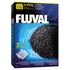 Наполнитель для фильтра Fluval «Carbon» активированный уголь (3 x 100 г) - masterzoo.ua