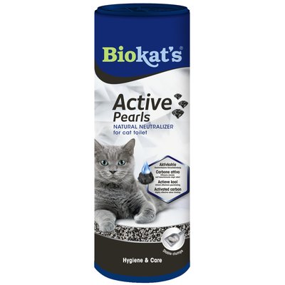 Дезодорант для кошачьего туалета Biokat's Active Pearls 700 г - активированный уголь - masterzoo.ua