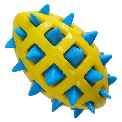 Іграшка для собак GimDog М'яч регбі з шипами «Big Bang» 12,7 см (гума) - masterzoo.ua