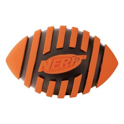 Іграшка для собак Nerf М'яч регбі з пискавкою 8,5 см (гума) - masterzoo.ua