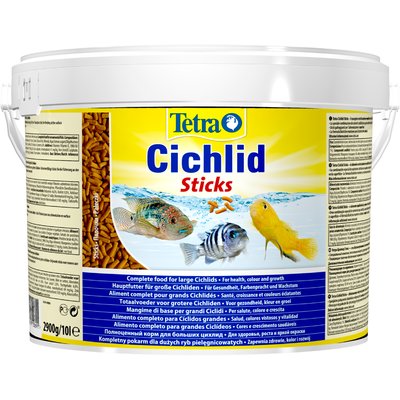 Сухий корм для акваріумних риб Tetra в паличках «Cichlid Sticks» 10 л (для всіх цихлід) - masterzoo.ua