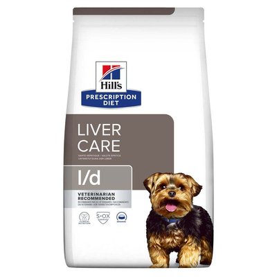 Сухой корм для собак при заболеваниях печени Hills Prescription Diet l/d 10 кг - masterzoo.ua