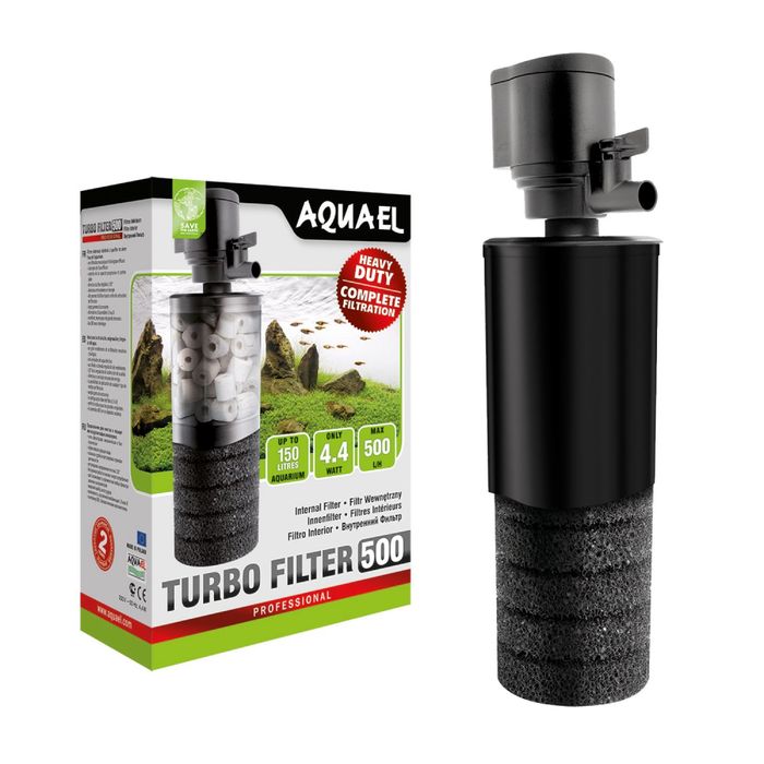 Внутренний фильтр Aquael «Turbo Filter 500» для аквариума до 150 л - masterzoo.ua
