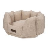 Лежак для собак CHOUCHOU Shell Teddy XS 50х55 см - бежевый - masterzoo.ua