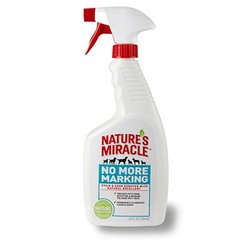 Спрей Nature's Miracle «Stain & Odor Remover. No More Marking» для удаления пятен и запахов от собак, и против повторных меток 709 мл - masterzoo.ua