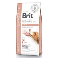 Сухой корм для собак, при заболеваниях почек Brit GF Veterinary Diet Renal 12 кг (яйцо) - masterzoo.ua