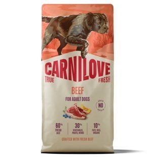 Сухой корм для собак Carnilove True Fresh Adult 12 кг - говядина - masterzoo.ua