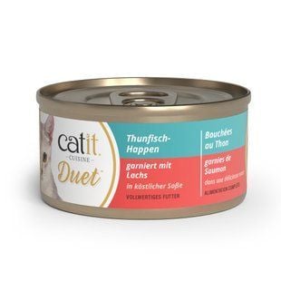 Влажный корм для кошек Catit Cuisine Duet 75 г - тунец и лосось - masterzoo.ua