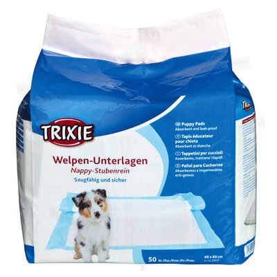 Пелёнки для собак Trixie 40 x 60 см, 50 шт. (целлюлоза) - masterzoo.ua