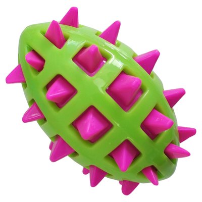 Игрушка для собак GimDog Мяч регби с шипами «Big Bang» 15,2 см (резина) - masterzoo.ua