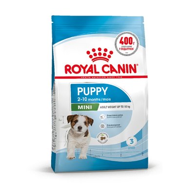Сухий корм для цуценят Royal Canin Mini Puppy 1,6 кг + 400 г - домашня птиця - masterzoo.ua
