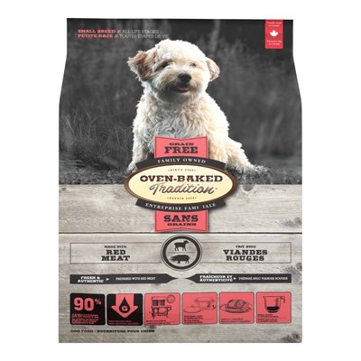 Сухий корм Oven-Baked Tradition Dog Small Breed Grain Free 2,27 кг - червоне мʼясо - masterzoo.ua