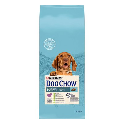 Сухой корм для щенков всех пород Dog Chow Puppy Lamb 14 кг (ягненок) - masterzoo.ua