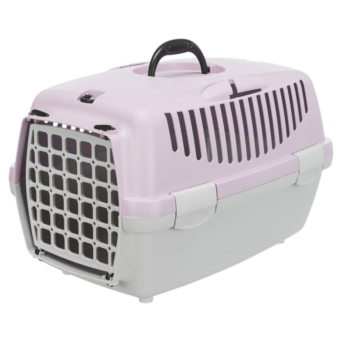 Контейнер-переноска для собак и котов весом до 6 кг Trixie «Capri 1» 32 x 31 x 48 см (розовая) - 39813 - masterzoo.ua