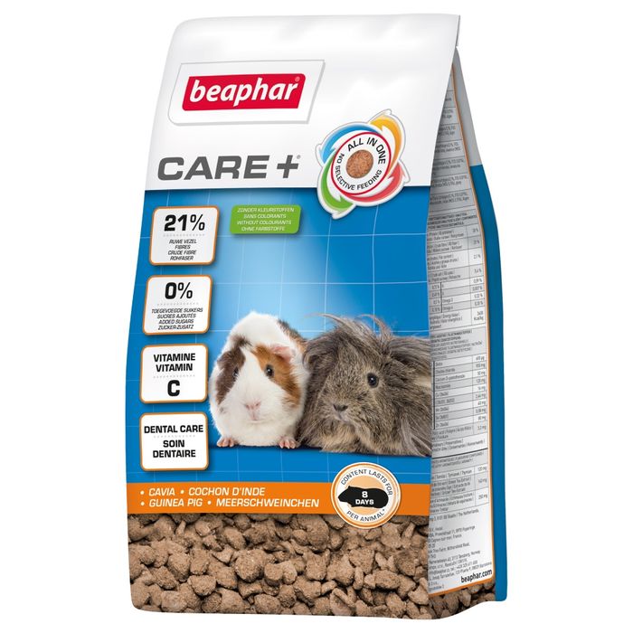 Корм для морских свинок Beaphar CARE+ Guinea Pig 250 г - masterzoo.ua