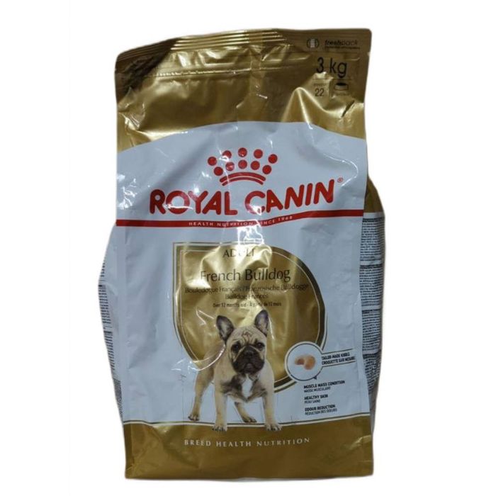 Сухой корм для собак Royal Canin French Bulldog Adult 3 кг - домашняя птица - masterzoo.ua