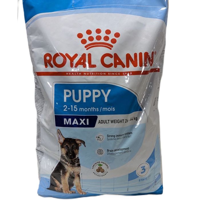 Сухий корм для цуценят Royal Canin Maxi Puppy 15 кг - домашня птиця - masterzoo.ua