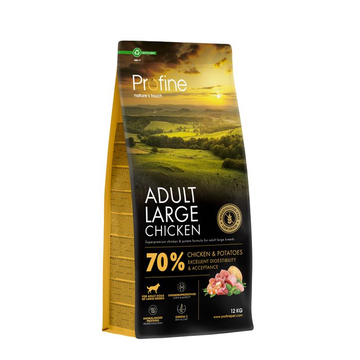 Сухий корм для собак Profine Adult Large 12 кг - курка та картопля - masterzoo.ua