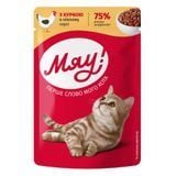 Вологий корм для котів Мяу 85 г - курка - masterzoo.ua