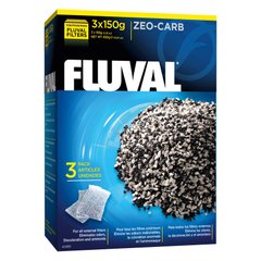 Наповнювач для фільтра Fluval «Zeo-Carb» активоване вугілля та цеоліт (3 x 150 г) - masterzoo.ua