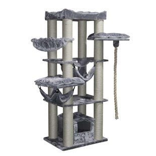 Когтеточка-комплекс для кошек Nobby Rubi 60х80х197 см - серый - masterzoo.ua
