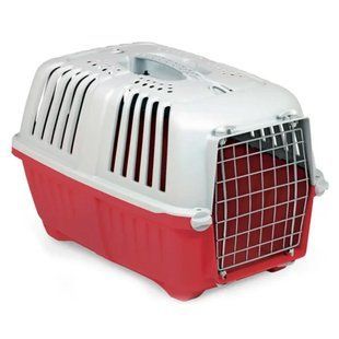 Переноска для собак MPS Pratiko 2 55х36х36 см - красный - masterzoo.ua