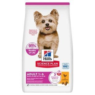 Cухой корм для собак Hill&rsquo;s Science Plan Small&Mini Adult 1+0,5 кг - курица - masterzoo.ua